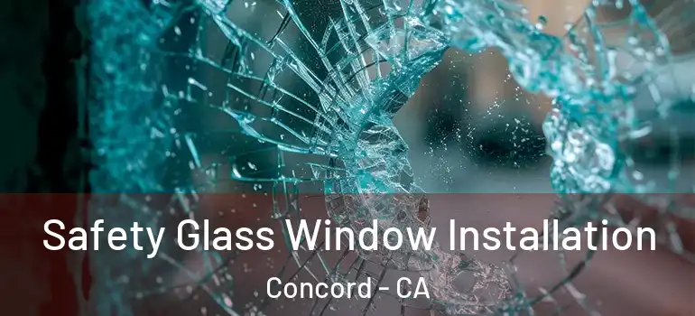  Safety Glass Window Installation Concord - CA