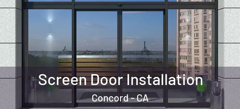  Screen Door Installation Concord - CA