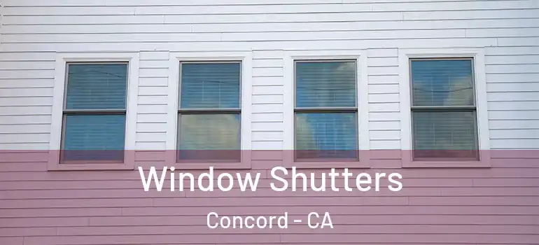  Window Shutters Concord - CA