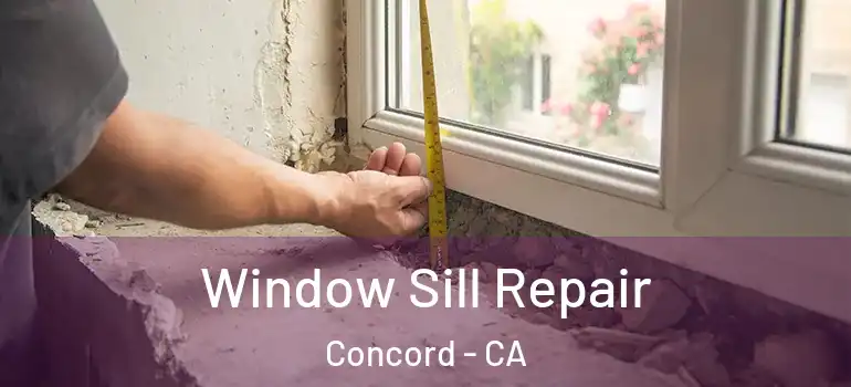 Window Sill Repair Concord - CA